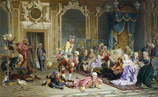 Шуты при дворе императрицы Анны Иоанновны. 1872