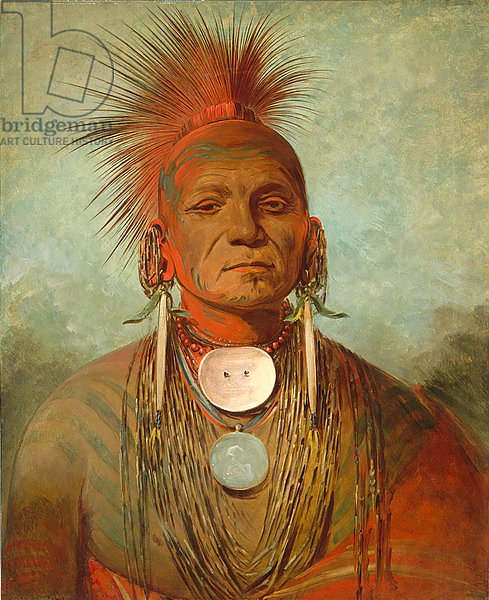 See-non-ty-a, an Iowa Medicine Man, 1844-45