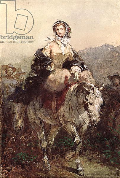 Young Woman on a Horse