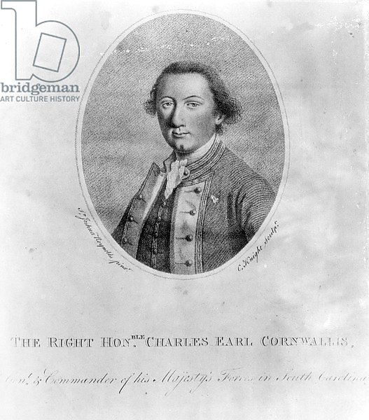 The Right Hon. Charles Earl Cornwallis, print made by C. Knight
