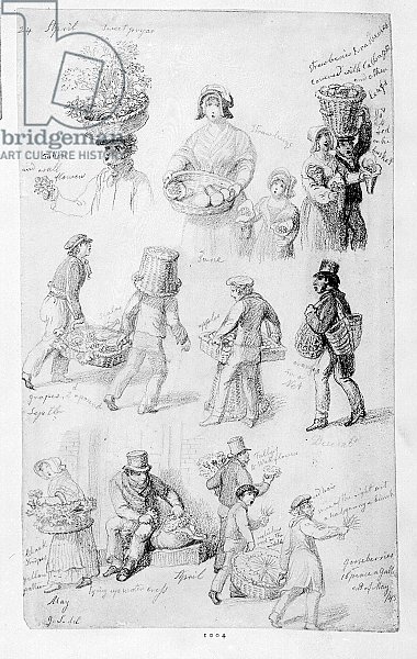 London Street Vendors: The Cries of London, 1843