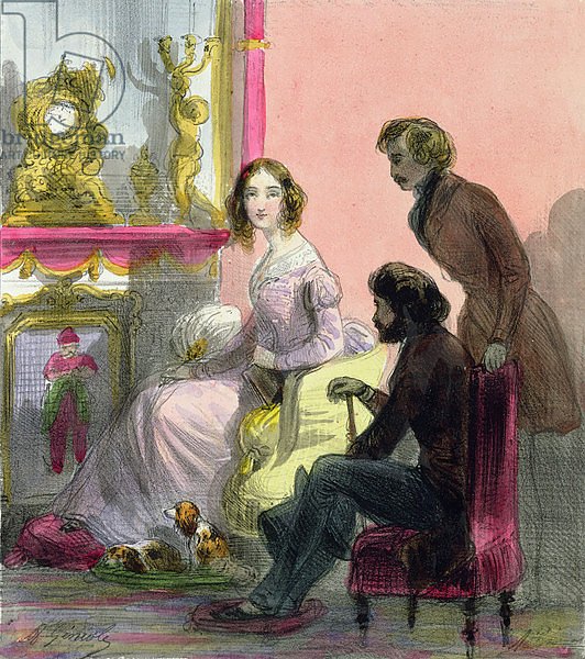 The Duchess, plate 13 from 'Les Femmes de Paris', 1841-42