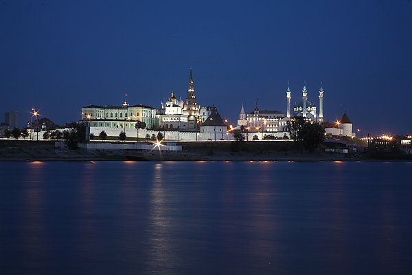Казань, Россия. Панорама Кремля