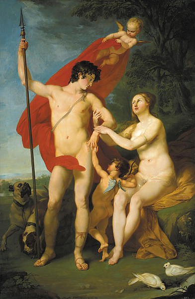 Венера и Адонис. 1782