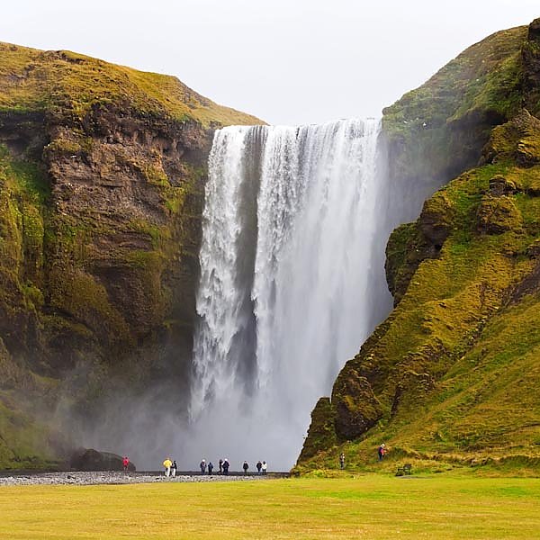 Водопад  Скогафосс. Исландия 3