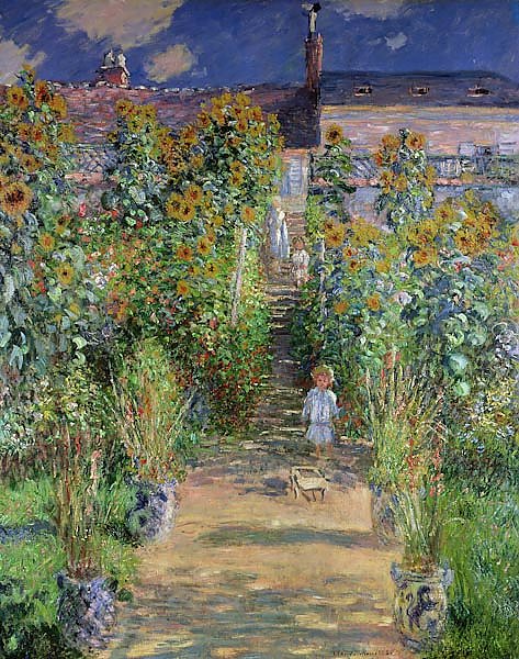 Monet's garden at V?theuil