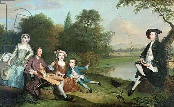 A family of Anglers, 1749