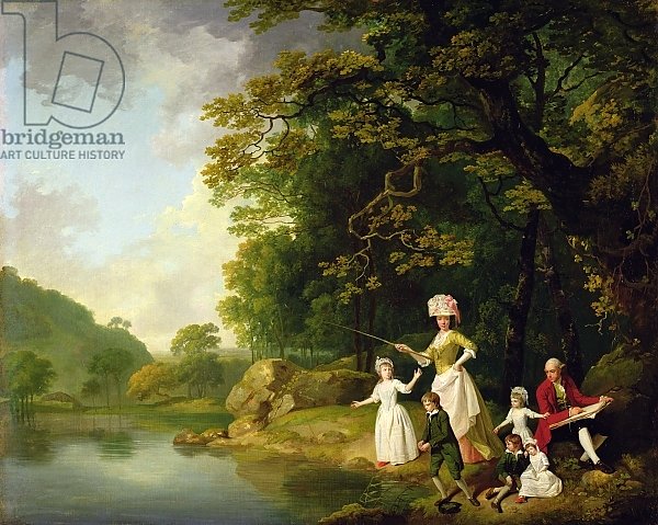 George and Mary Browne with their Five Elder Children, c.1773/4
