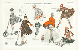 Постер Le Dernier Cri I La Patinette Automobile. На самокате! 1