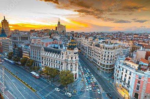 Испания. Мадрид. Панорамный вид