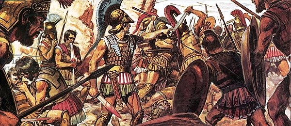 Постер Салинас Альберто Battle of Thermopylae