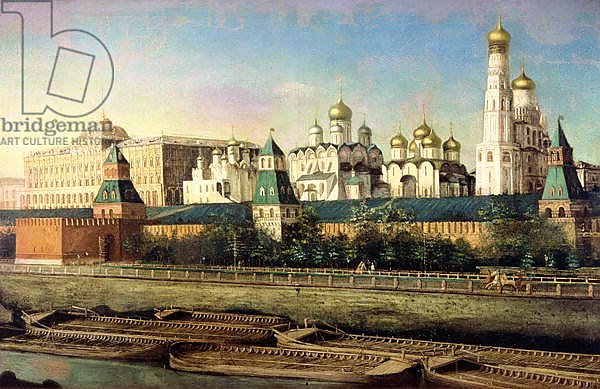 Постер Подключников Николай View of the Moscow Kremlin from the Embankment