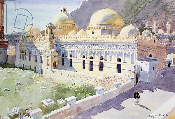 Mosque, Taiz, Yemen, 1990