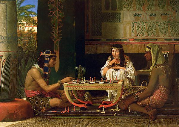 Egyptian Chess Players, 1865