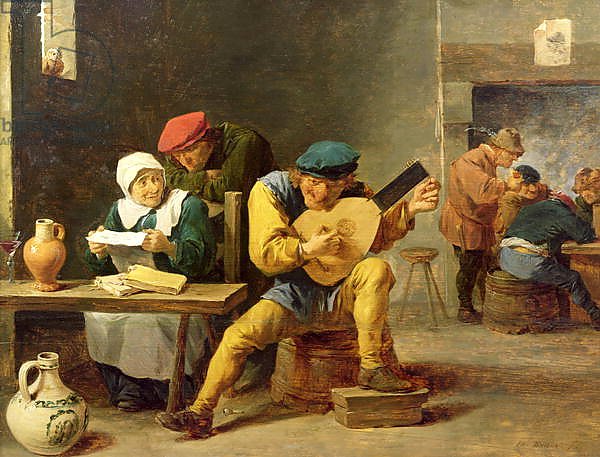 Peasants Making Music in an Inn, c.1635