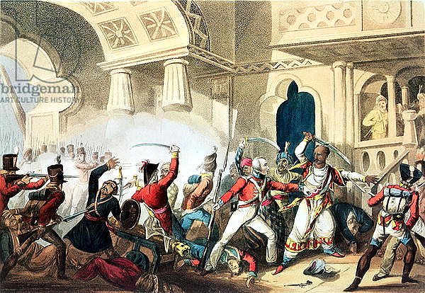 The Storming of Seringapatam, 4th May 1799, engraved by Thomas Sutherland, 1815