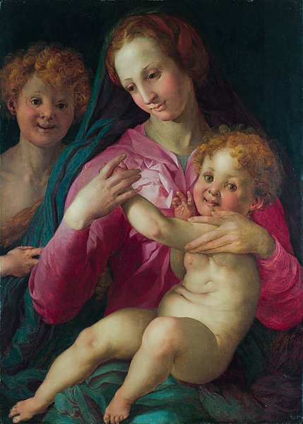 Мадонна с младенцем и молодой Креститель