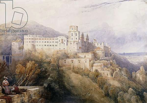 Heidelburg, The Palace of the Electors of the Palatinate, 1832