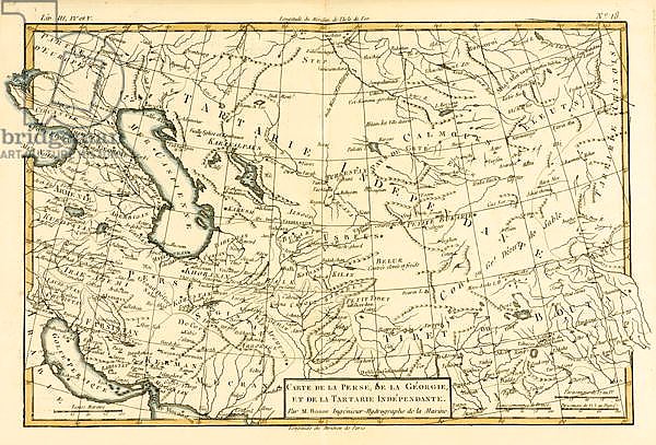 Persia, Georgia and Independent Tartary, 1780