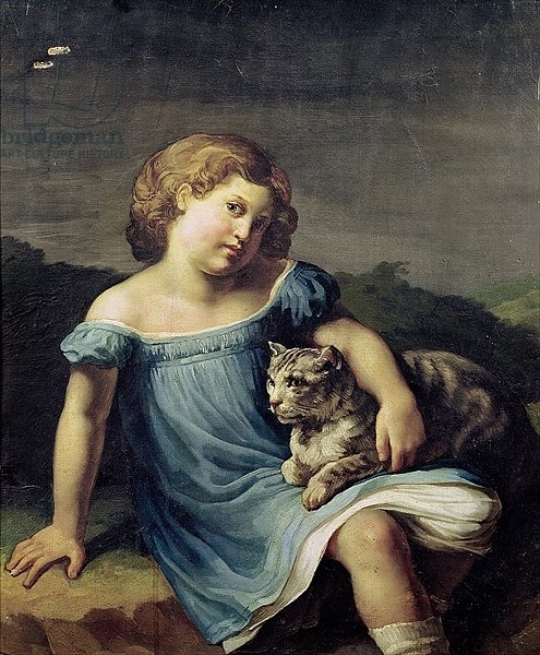 Portrait of Louise Vernet as a Child, 1818-19