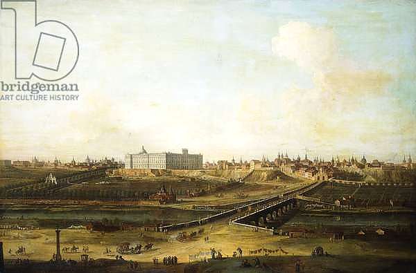 Madrid and the Palacio Real from the West Bank of the Manzanares, 1752-53