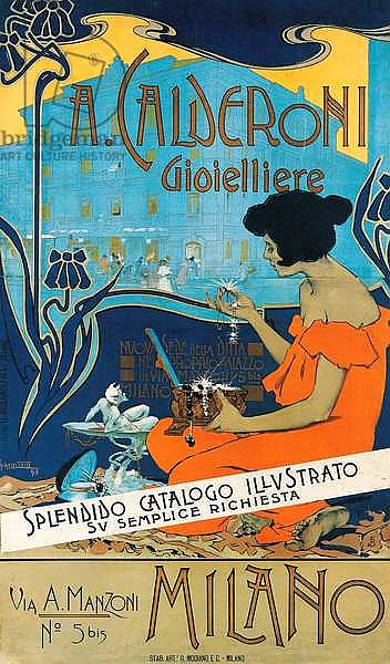 A Calderoni Gioielliere, Milan, 1898