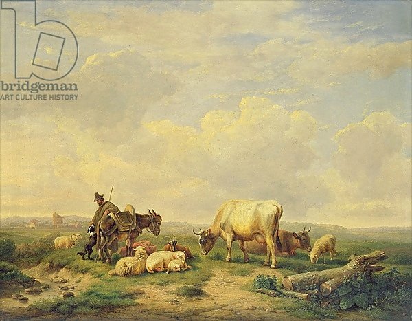 Herdsman and Herd, c.1880