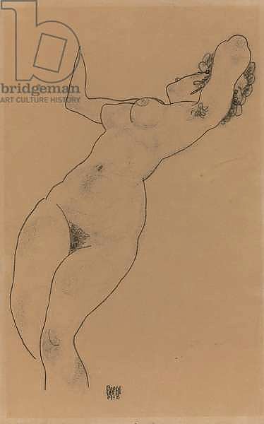 Reclining Nude; Liegender Akt, 1918
