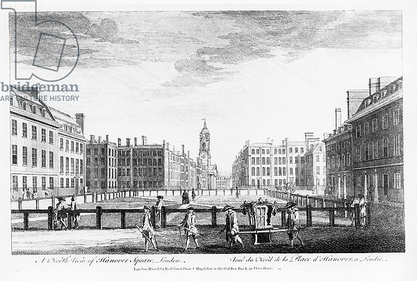 A north view of Hanover Square, London