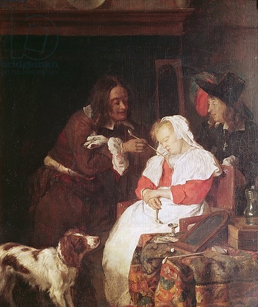 Two Men with a Sleeping Woman, c.1655-60