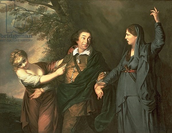 David Garrick between the Muses of Tragedy and Comedy 1760-61