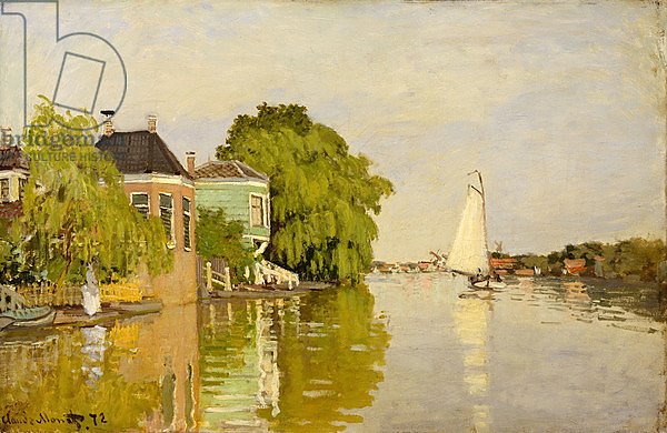 Houses on the Achterzaan, 1871