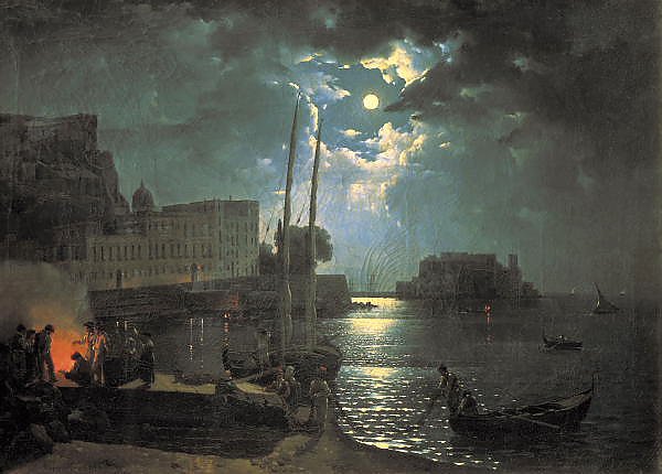 Лунная ночь в Неаполе. 1828