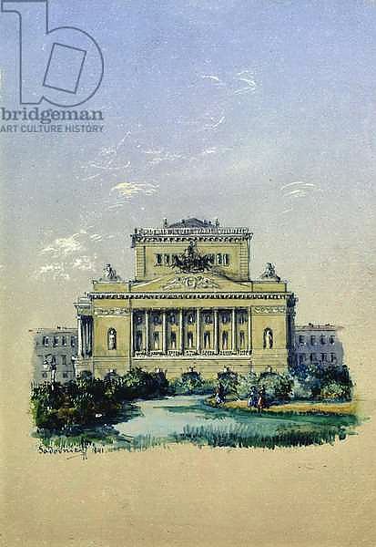 The Alexander Theatre in St. Petersburg, 1841 1