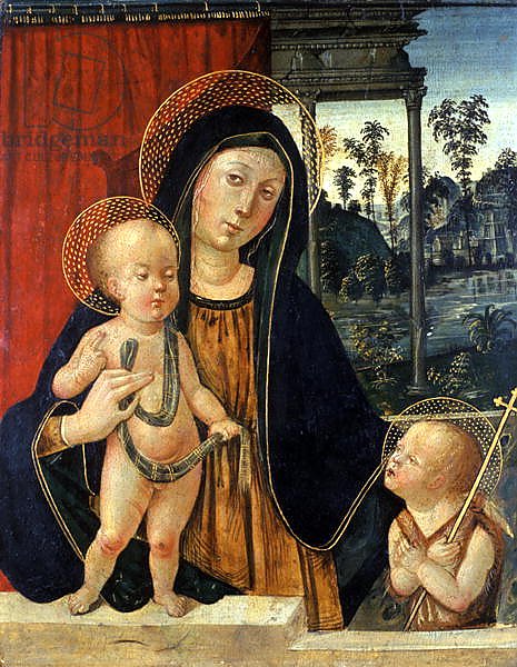Madonna and Child with a young John the Baptist, c.1500