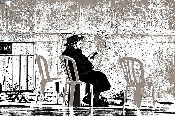 Morning Prayer, from the series Tuesday at the Wailing Wall, 2016