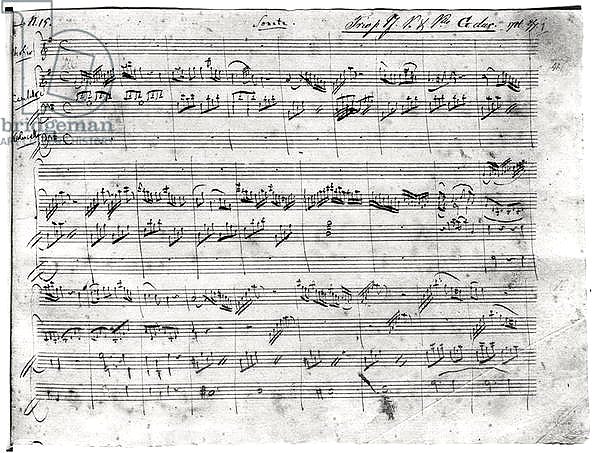 Trio in G major for violin, harpsichord and violoncello 1786 2