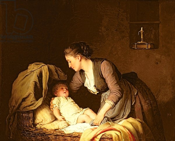 Undressing the Baby, 1880