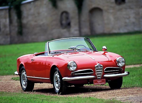 Alfa Romeo Giulietta Spider '1955–62 дизайн Pininfarina