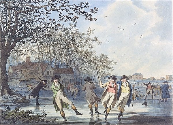 Winter Amusement: A View in Hyde Park from the Moated House, 1787