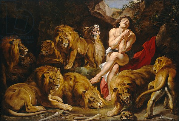 Daniel and the Lions Den, c.1615
