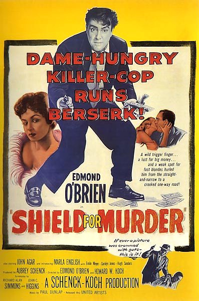 Film Noir Poster - Shield For Murder