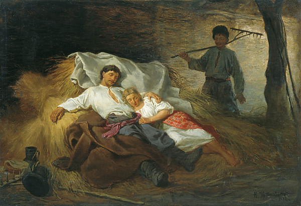 На сеновале. 1872