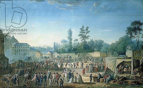 View of the Tuileries from the Place de la Revolution, 1799