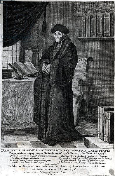 Desiderius Erasmus, 'Restorer of the Latin language'