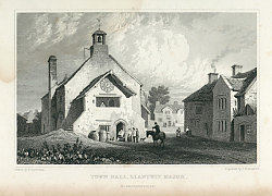 Постер Town Hall. Llantwit Major. Glamorganshire