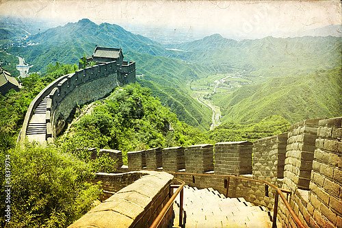 Великая Китайская стена, ретро-фото