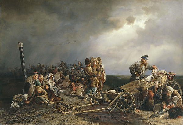 Привал арестантов, (1861)