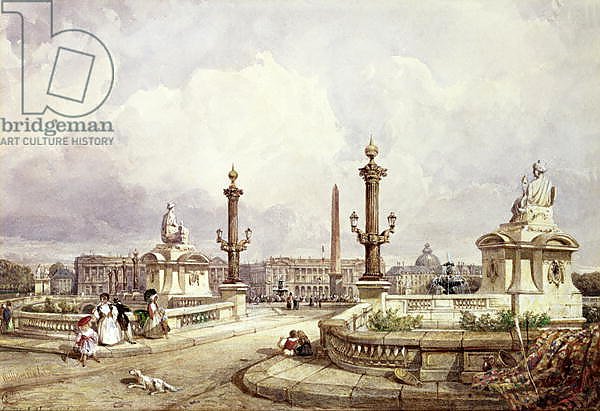 The Place de la Concorde, c.1837