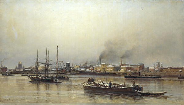 Набережная Невы. 1876